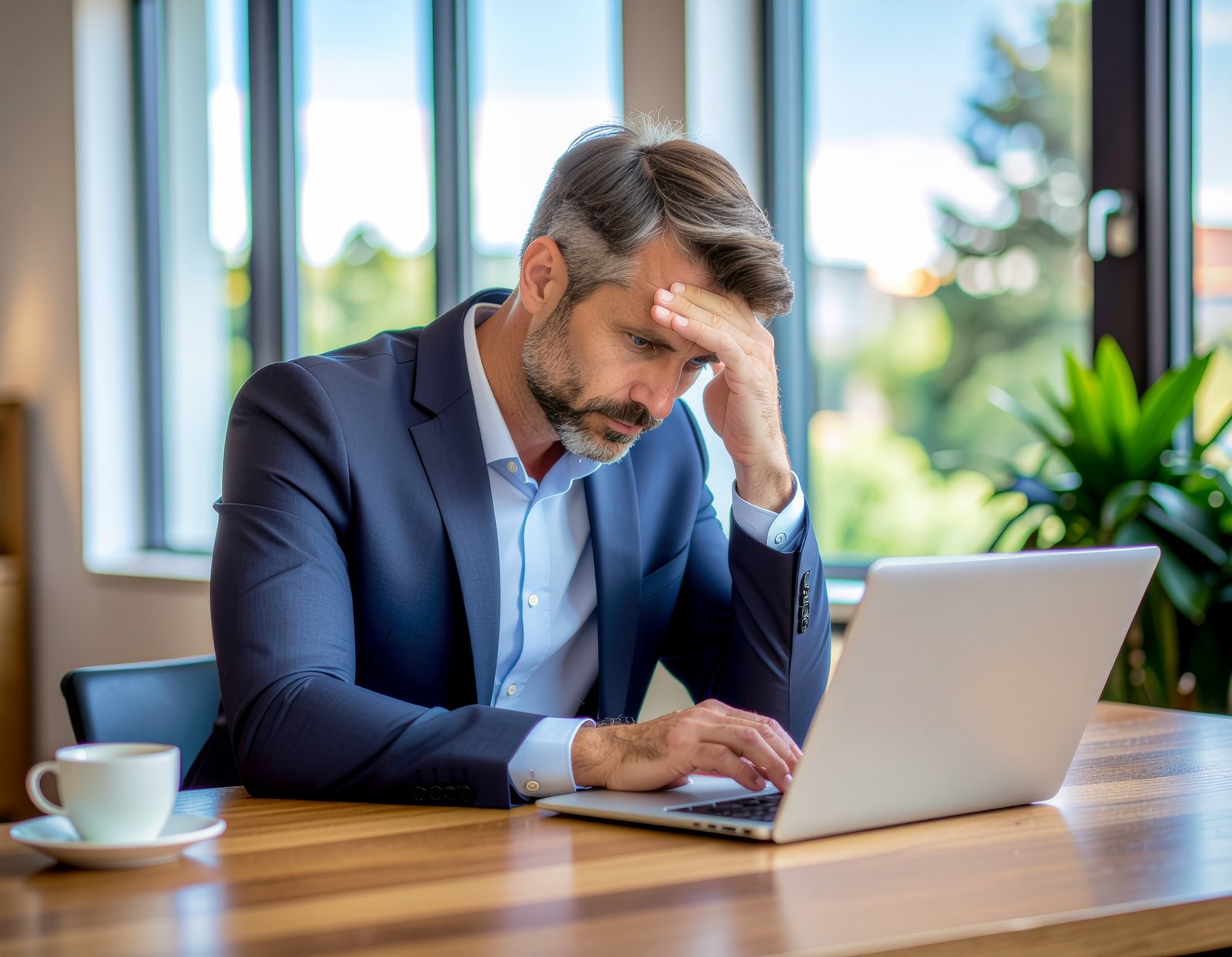 Veraltete Unternehmens-Website die Neukunden abschreckt