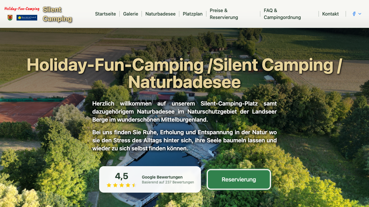 Holiday-Fun-Camping Website